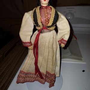 Antique Handmade Croatian Doll 1800s